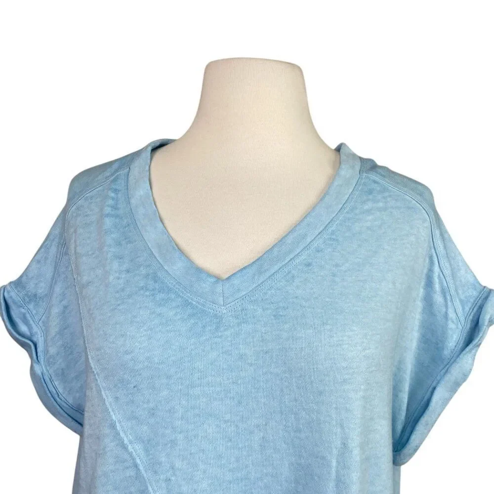 Calvin Klein Short Sleeve Sweatshirt NWT Size Medium - Picture 2 of 9